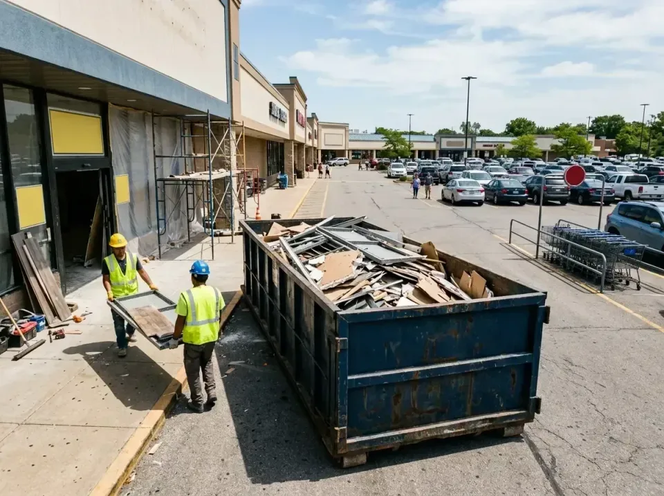 retail-store-renovation-debris-003 — frequently asked questions, Roll-off Dumpster Rentals in The Colony, TX